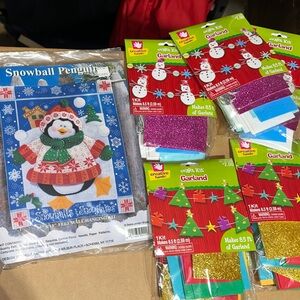 Festive Holiday Craft Supplies Set